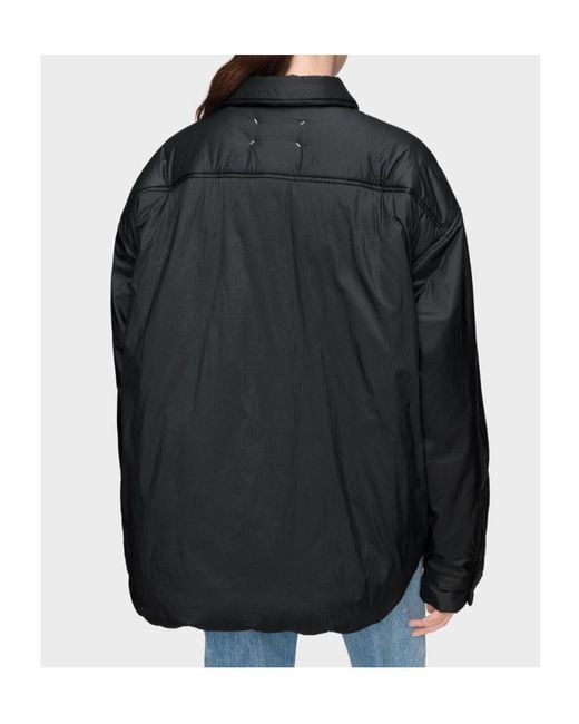 Maison Margiela Black Oversized Padded Jacket