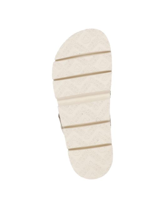 Mou Metallic Bio Slip-On Sandals