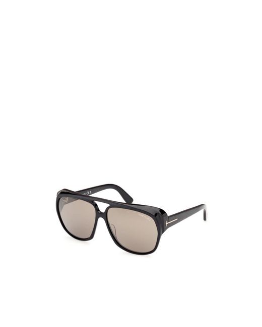 Tom Ford Metallic Rectangular Sunglasses for men