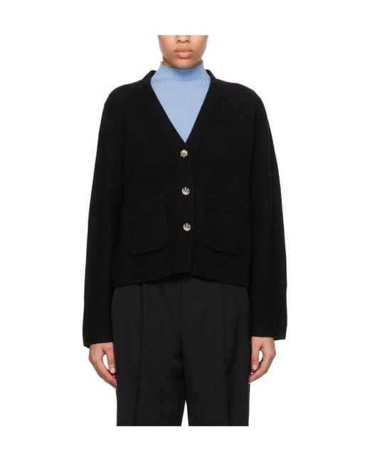 arch4 Black Janelle Cashmere Cardigan