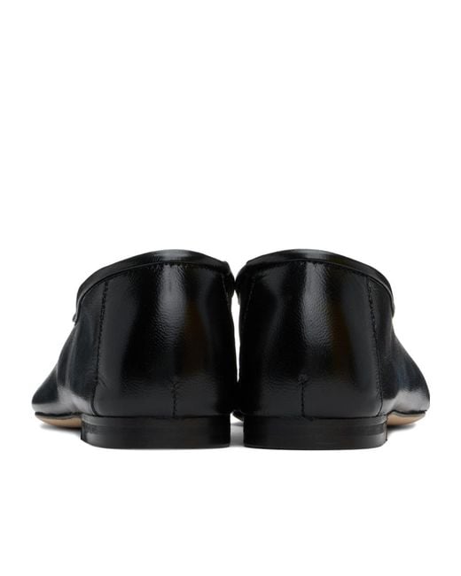 By Far Black Prudence Slip-On Ballerina Shoes