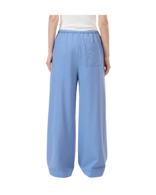 Closed Blue Lace-Up Casual Pants