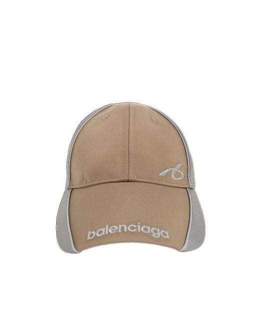 Balenciaga Natural Reflective-Panel Baseball Cap for men