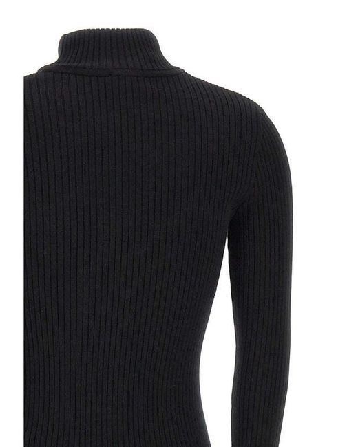 Courreges Blue Courrèges Oblique Butonned Jumper