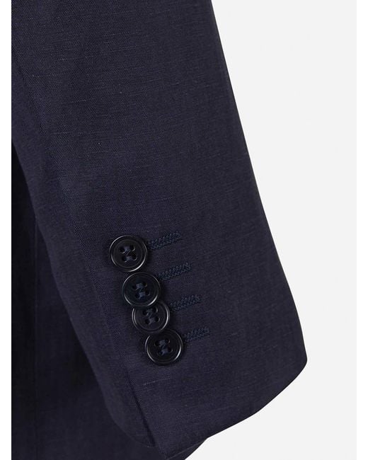 Canali Blue Midnight Blazer for men