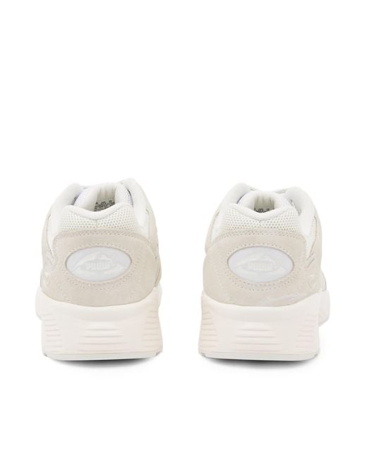 PUMA White Prevail Premium Sneakers for men