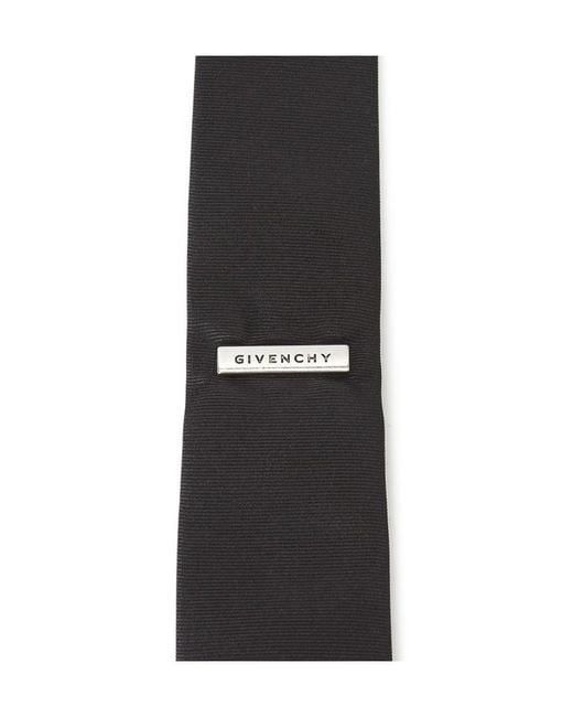 Givenchy Black Logo Tie for men