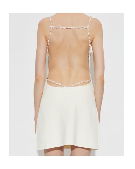 Cult Gaia White Sleeveless Dress