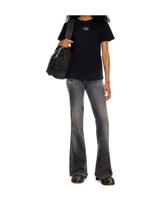 DIESEL Black Open-Necked Shirt