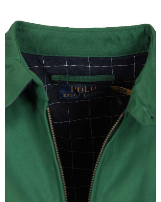 Polo Ralph Lauren Green Lightweight Zipped Jacket for men