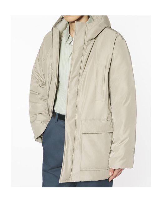 Maison Kitsuné Natural Flap-Pocket Hooded Jacket for men