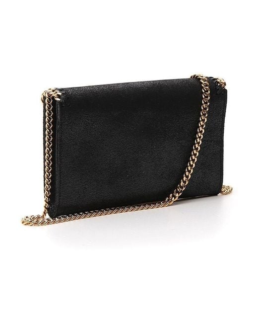 Stella McCartney Black Falabella Mini Shoulder Bag