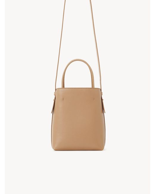Chloé Natural Chloé Sense Micro Tote Bag