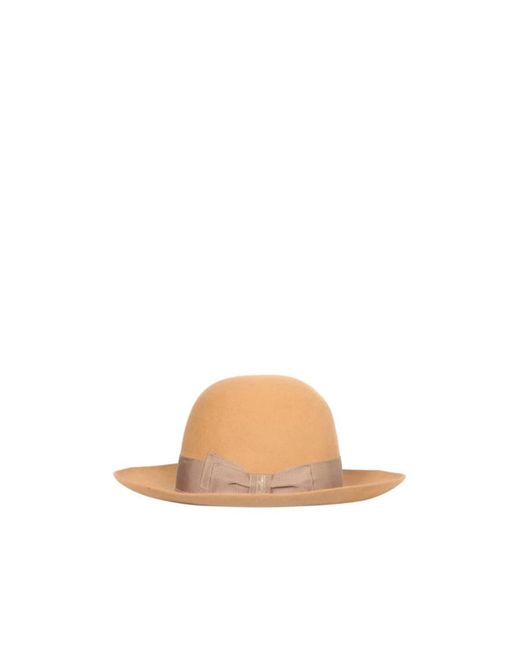 Borsalino White Logo Hat