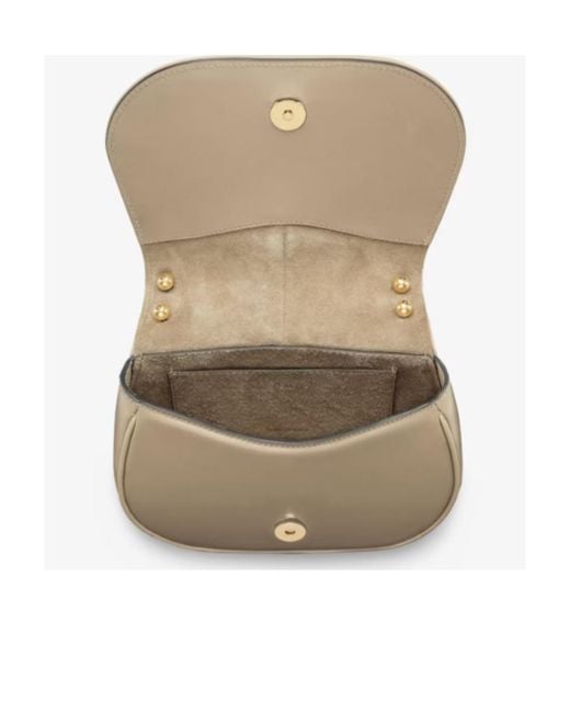 Fendi Natural C'Mon Small Satchel Bag
