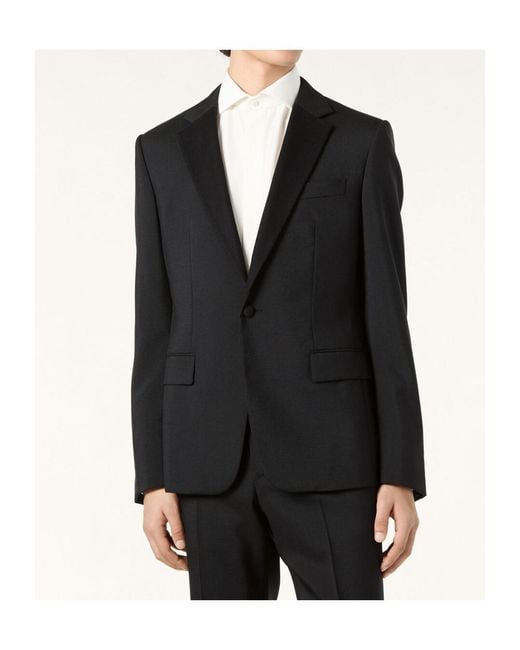 Loro Piana Black Highgrove Suit for men