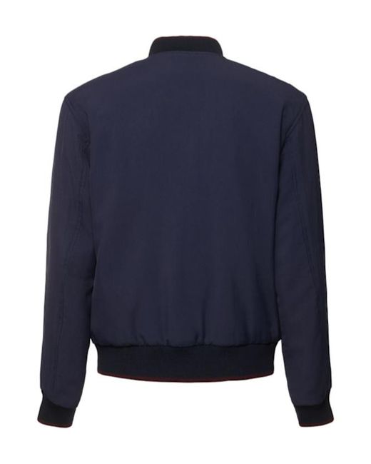 Dries Van Noten Blue Double-Sided Pilot Jacket for men