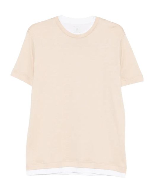 Eleventy Natural Layer T-Shirt for men