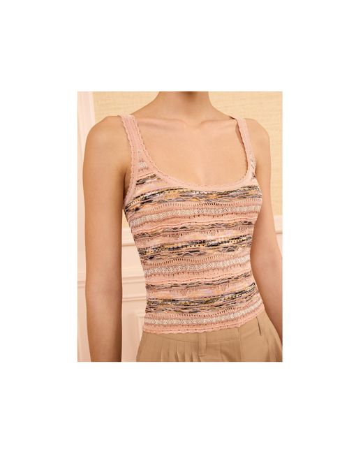 Ulla Johnson Pink Clotilde Tank Top