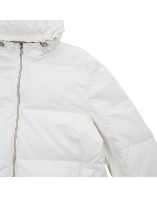 Brunello Cucinelli White Long-Sleeved Cotton Clothes for men