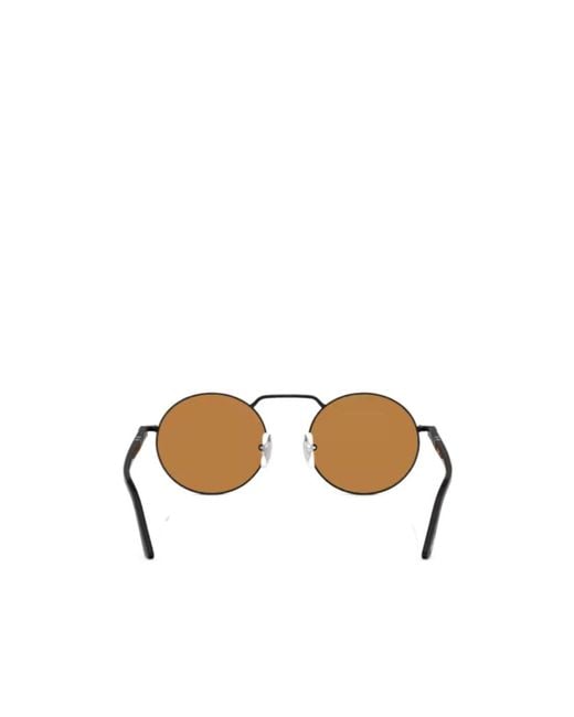 Persol Metallic Round Sunglasses for men