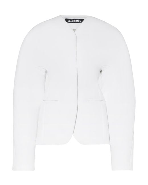Jacquemus White Fitted Jacket