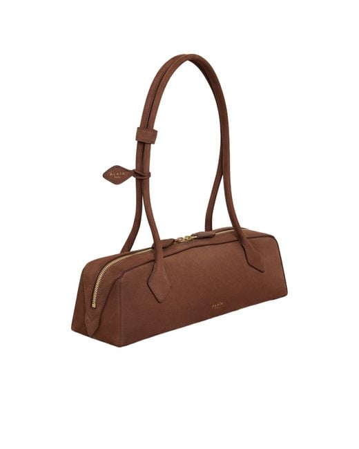 Alaïa Brown Alaïa Le Teckel Medium Shoulder Bag