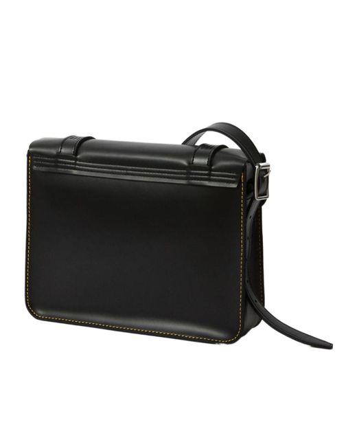 Dr. Martens Black 11 Inch Messenger Bag for men