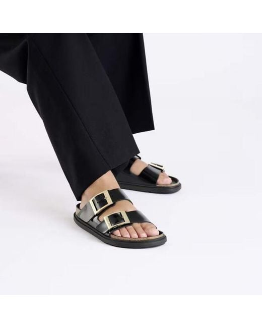Birkenstock Black Arizona Buckle-Fastening Sandals