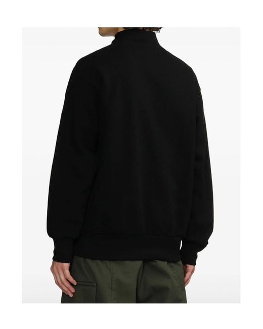 Comme des Garçons Black Long-Sleeved Sweatshirt for men