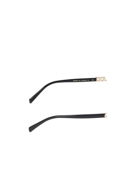 Gucci White Eyewear Oval Frame Sunglasses