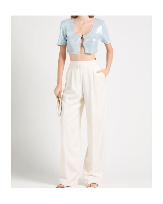 Ganni Blue Sequined T-Shirt