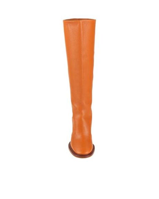 Chloé Brown Minimal Ankle Boots