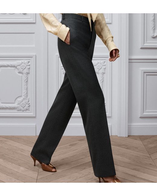 Dior Gray Fitted Pants