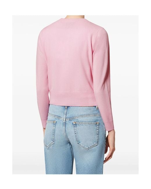 Isabel Marant Pink Idesia Button Cardigan