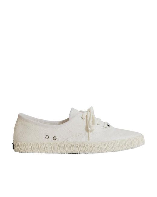 Chloé White Robyn Lace-Up Sneakers