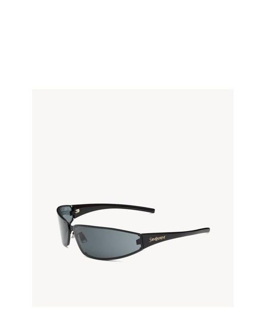 Saint Laurent White Full Frame Sunglasses for men