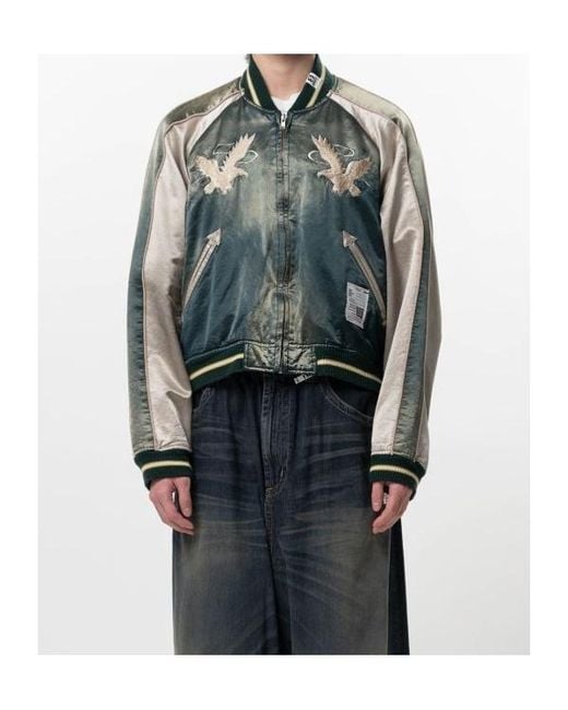 Maison Mihara Yasuhiro Blue Sun Faded Like Souvenir Jacket for men