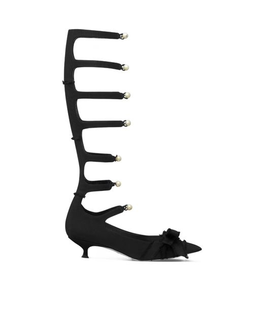 Dior White Aable Heeled Boot
