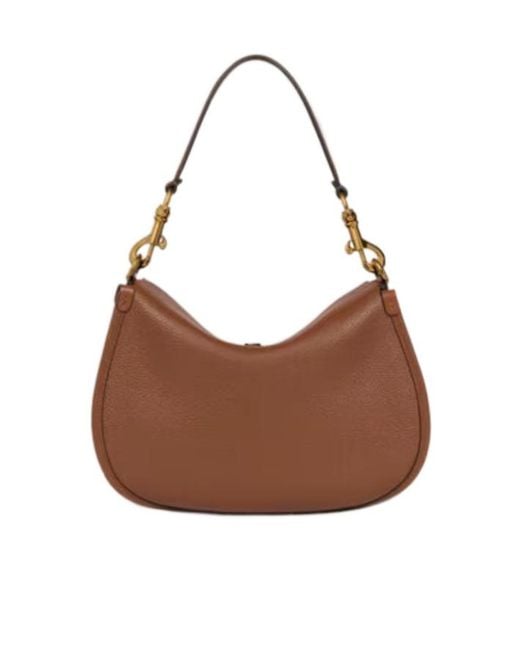 Etro Brown Buckle Detailed Shoulder Bag