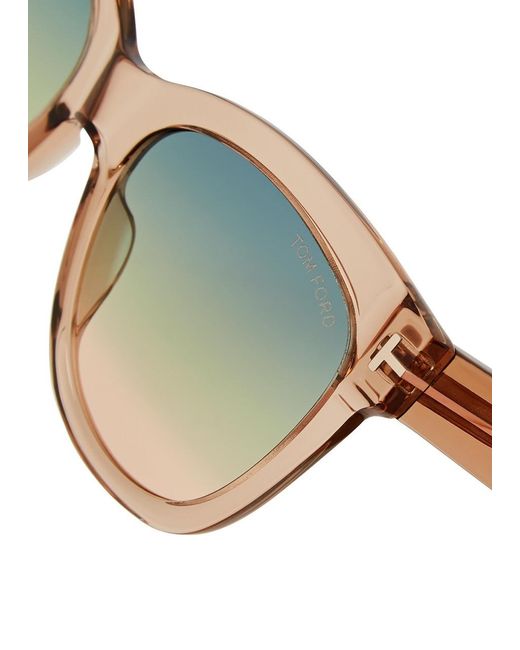 Tom Ford Multicolor Wallace Round-Frame Sunglasses