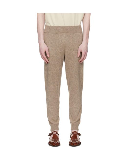 Entire studios Gray Slim Knit Lounge Pant for men