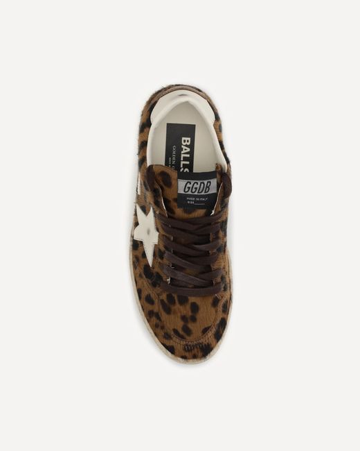 Golden Goose Deluxe Brand Brown Ball Star Low-Top Sneakers
