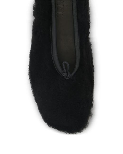 Hereu Black Bow Detail Flats