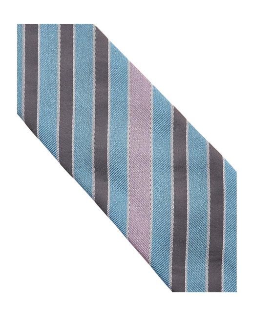 Vivienne Westwood Gray Striped Jacquard Tie for men