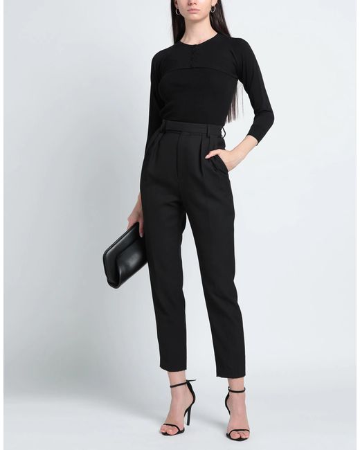 Dolce & Gabbana Black Minimalist Solid Knit Sweater