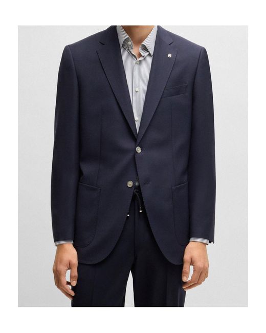 Boss Blue Boss Regular-Fit Suit Jacket for men
