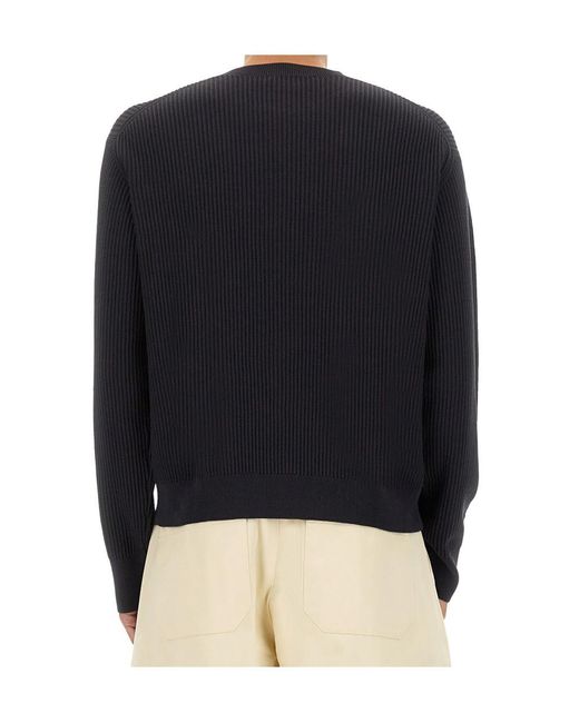 Studio Nicholson Blue Ribbed Knitwear for men