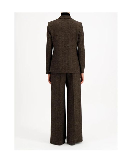 Harris Wharf London Black Double-Breasted Blazer