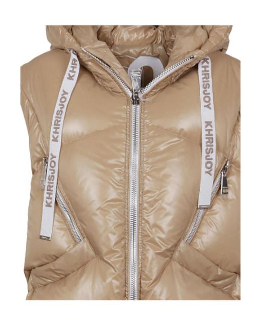 Khrisjoy Natural Sleeveless Down Jacket